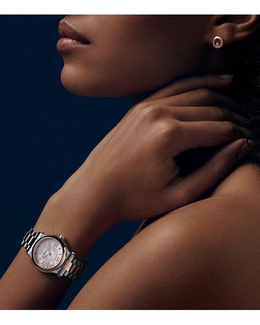 Chopard Metallic And Stainless Steel Happy Sport Automatic Watch