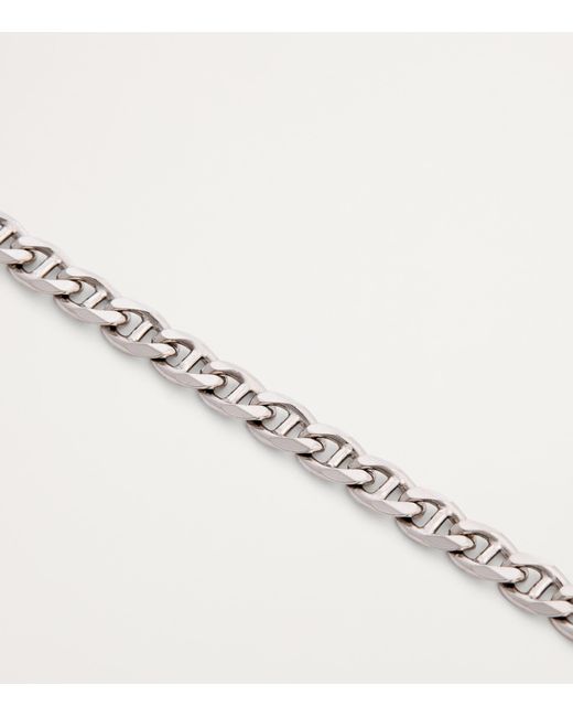 Tom Wood Metallic Sterling Jude Chain Bracelet for men