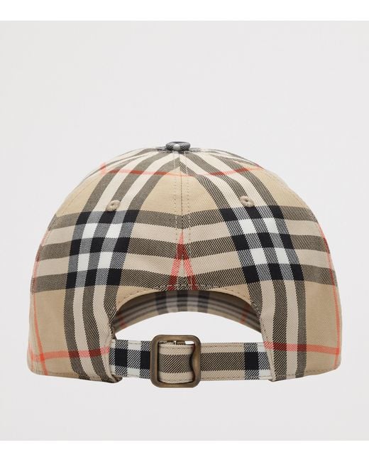 Burberry Natural Check Baseball Cap for men