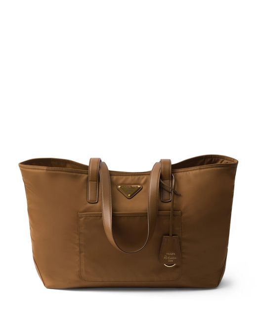 Prada Brown Medium Re-Nylon Re-Edition 1978 Tote Bag