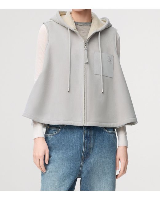 Loewe Gray Lambskin Gilet