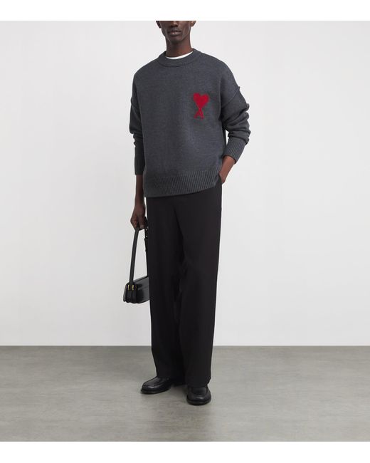 AMI Blue Sweater for men