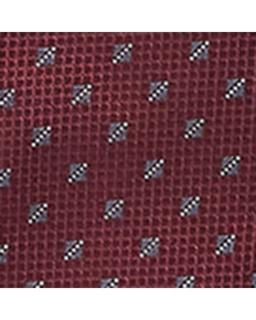 Emporio Armani Purple Silk Jacquard Tie for men
