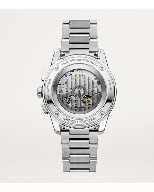 Jaeger-lecoultre Gray Stainless Steel Polaris Chronograph Watch for men