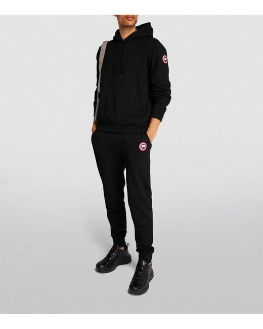 Canada Goose Black Huron Sweatpants for men