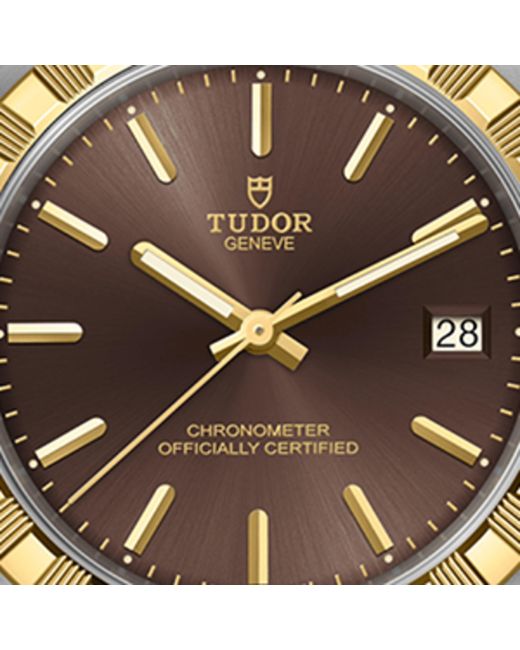 Tudor Metallic Royal Stainless Steel And Watch
