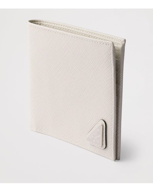 Prada Natural Saffiano Leather Wallet for men