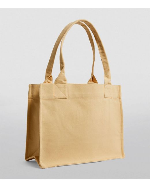 Ganni Natural Large Easy Shopper Bag