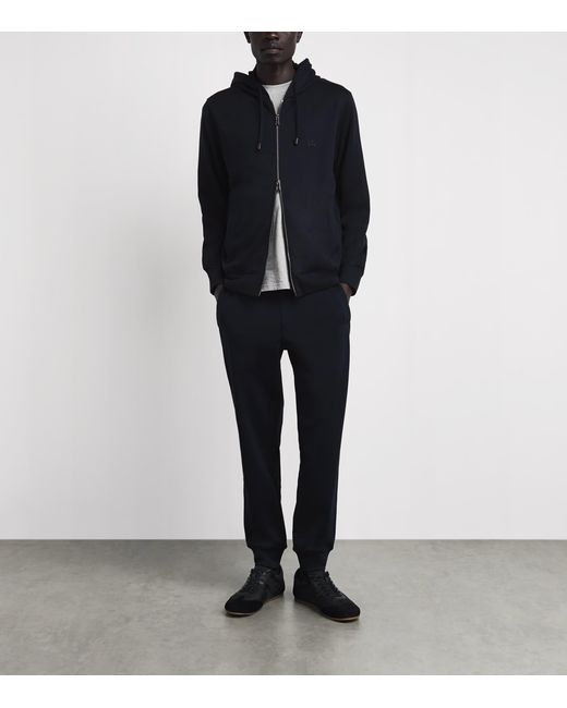 Isaia Blue Drawstring Sweatpants for men
