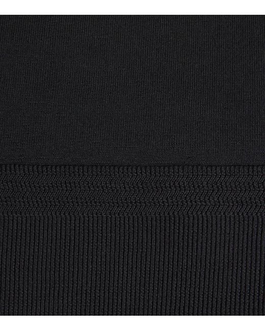 Barena Black Merino Polo Shirt for men