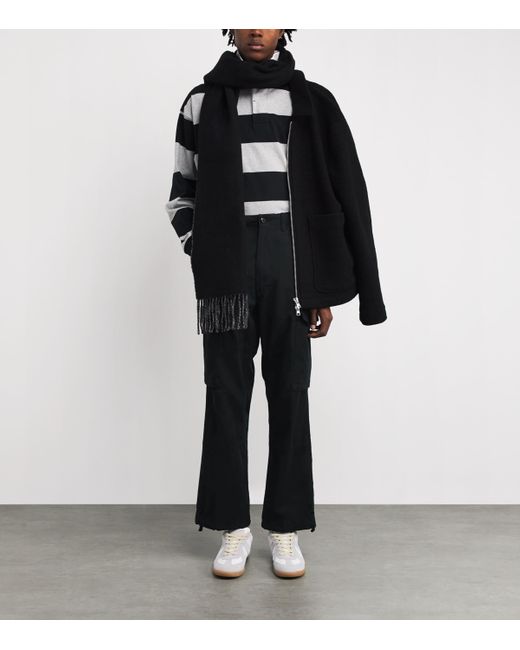 Polo Ralph Lauren Black Ripstop Canvas Cargo Trousers for men