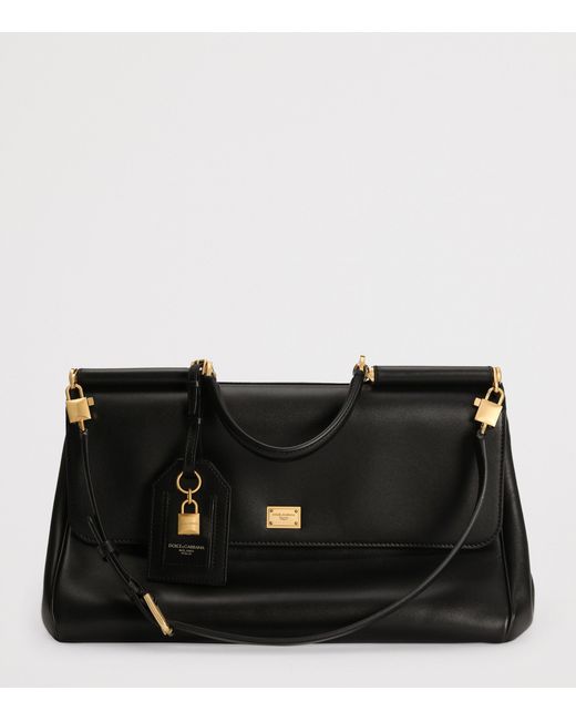 Dolce & Gabbana Black Leather My Sicily Bag