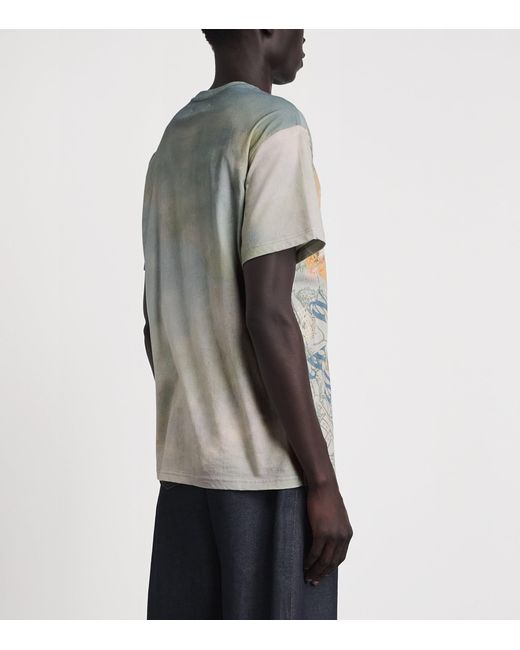 Vivienne Westwood Gray Organic Cotton Printed T-Shirt for men