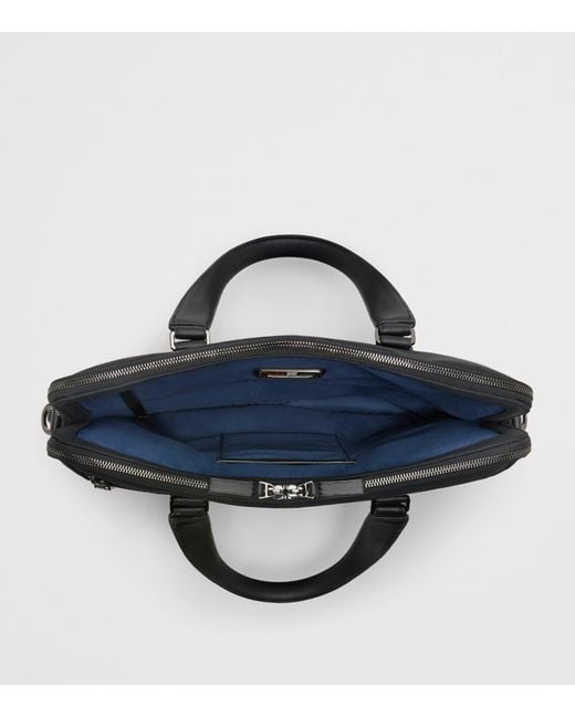 Tumi Black Harrison Briefcase for men