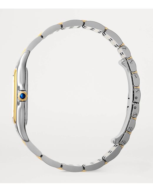 Cartier Metallic And Stainless Steel Panthère De Watch for men