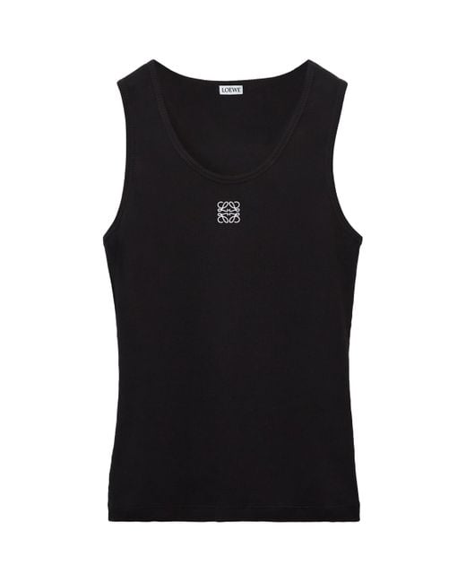 Loewe Black Anagram Tank Top for men