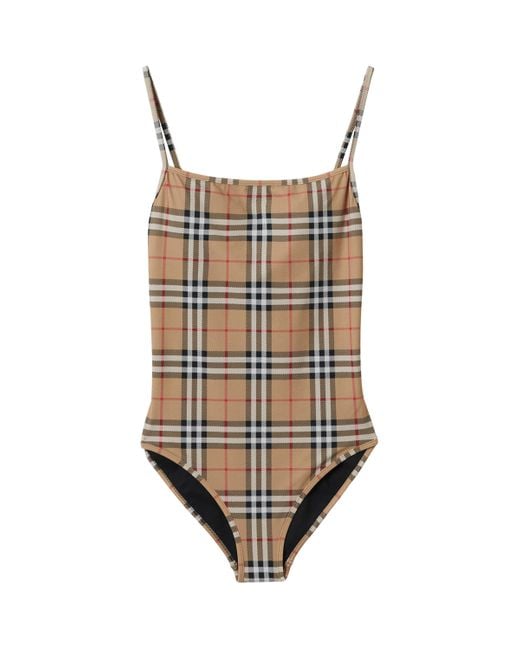 Burberry Natural Check Swimsuit
