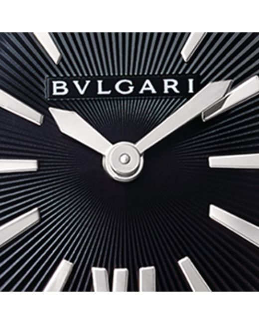 BVLGARI Gray Stainless Steel And Rubellite Serpenti Tubogas Watch