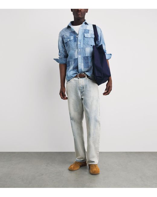 Polo Ralph Lauren Blue Washed Straight Jeans for men
