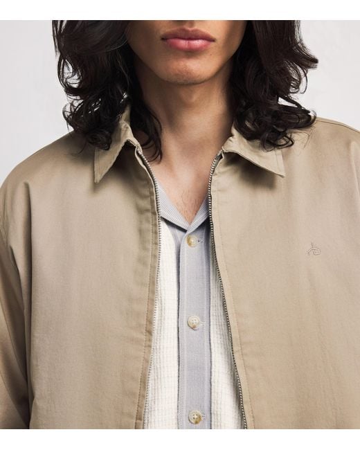 Rag & Bone White Waffle-Knit Harvey Shirt for men