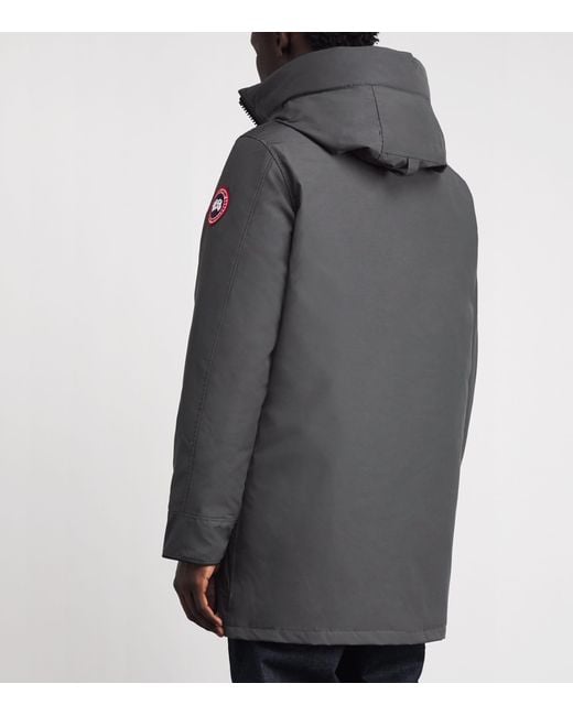 Canada Goose Gray Down Langford Parka Jacket for men