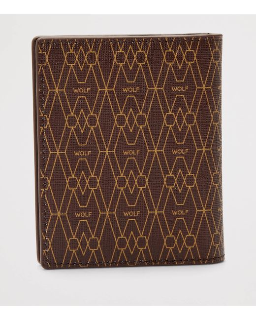 Wolf Brown Signature Id Card Case