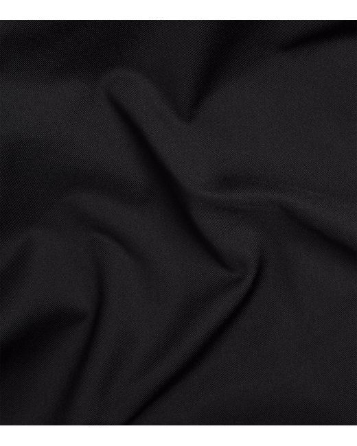 Skims Black Long-sleeve Slip Dress