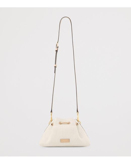 Jimmy Choo Metallic Small Cinch Calfskin Shoulder Bag