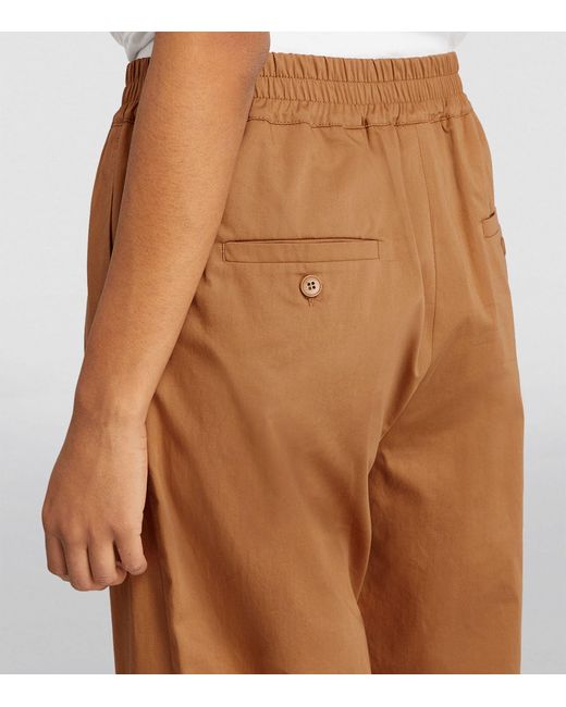 Weekend by Maxmara Brown Cropped Placido Trousers