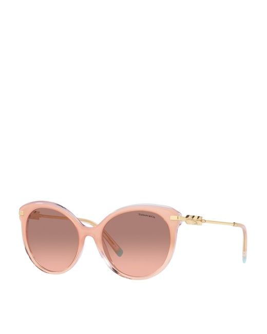 Tiffany & Co Pink Cat Eye Sunglasses