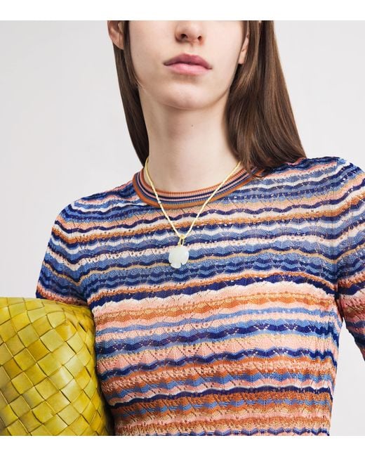 Anni Lu Metallic Plated Beaded Catch Of The Day Necklace