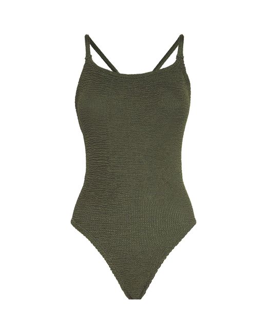 Hunza G Green Bette Swimsuit