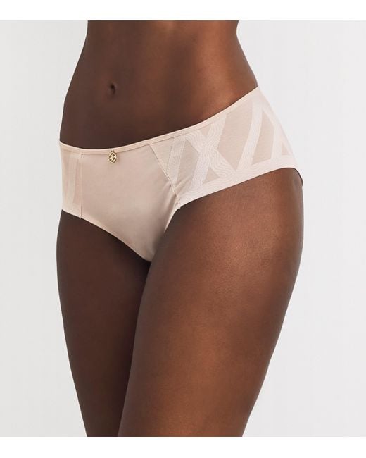 Chantelle Natural Stretch-Mesh Tanga