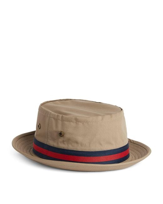 Stetson Natural Cotton-blend Pork Pie Hat for men