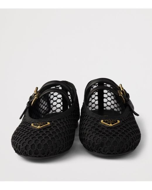 Prada Black Ballet Flats