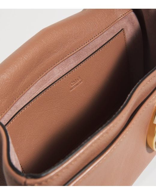 Chloé Natural Medium Leather Heritage Shoulder Bag