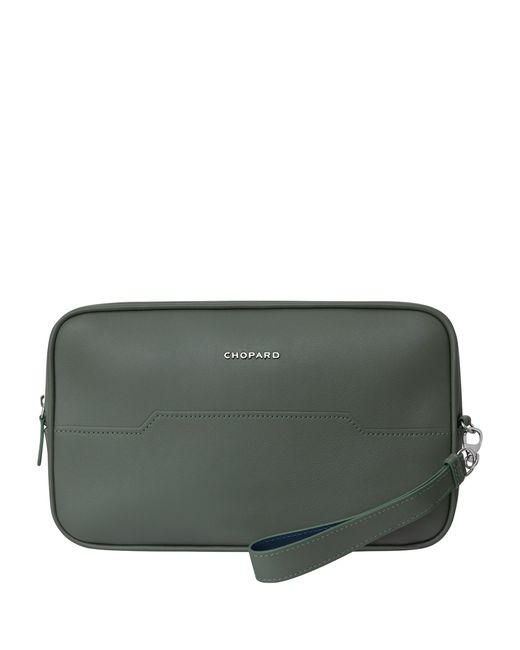 Chopard Green Small Leather Heritage Pouch for men