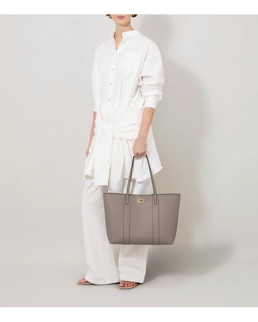Mulberry Brown Small Leather Bayswater Tote Bag