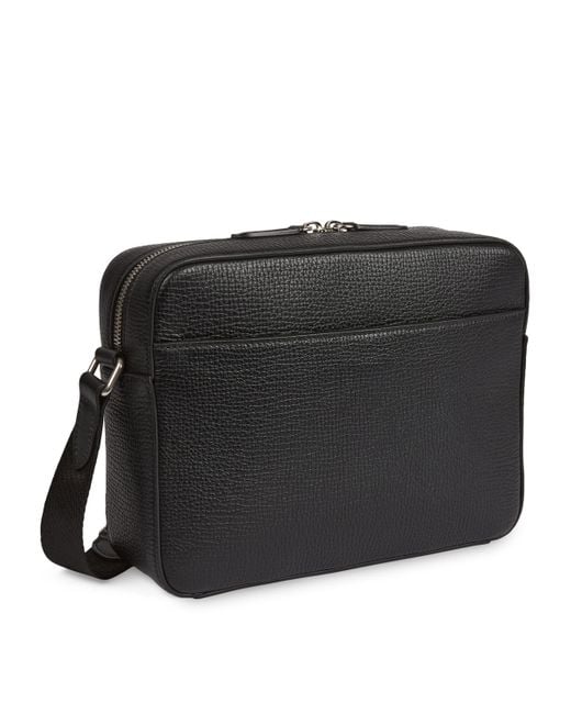Smythson Black Ludlow Leather Cross-Body Bag for men