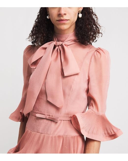 pink peasant dress Long Sleeve Embroidered Peasant Dress – New York & Company
