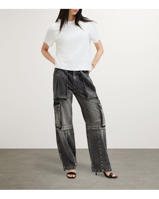 AllSaints White Organic Cotton Lisa T-Shirt