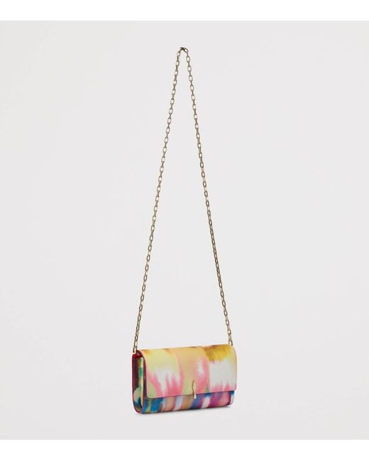 Christian Louboutin Multicolor Bettina Leather Tie-Dye Chain Wallet