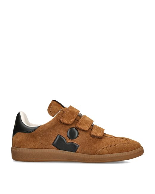 Isabel Marant Brown Suede Beth Sneakers