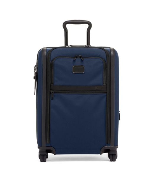 Tumi Blue Alpha 3 Continental Dual Access 4 Wheel Carry-On Suitcase