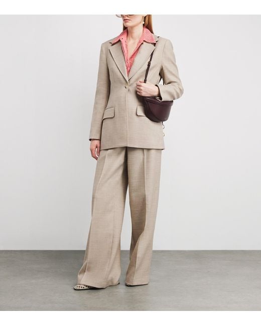 Joseph Natural Virgin Wool Fallon Blazer
