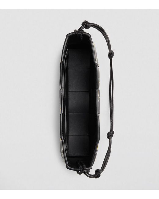 Bottega Veneta Black Leather Cassette Pochette Shoulder Bag