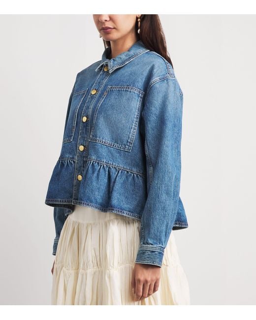 Ulla Johnson Blue Arquette Denim Jacket