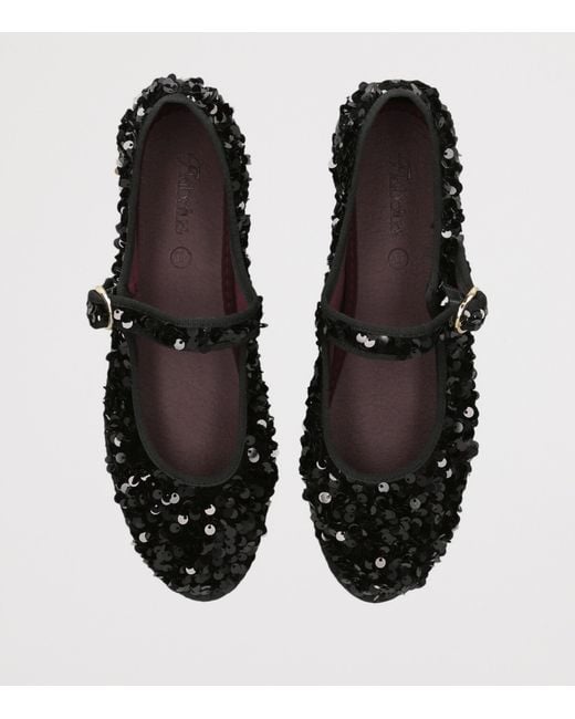 Flabelus Black The Little Prince Mary Jane Flats