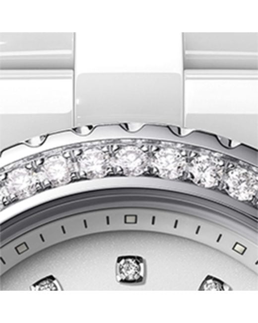 Chanel Metallic Ceramic, Steel And Diamond J12 Calibre 12.2 Watch