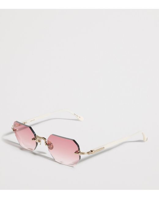 Matsuda Pink M5010 Octagonal Sunglasses for men